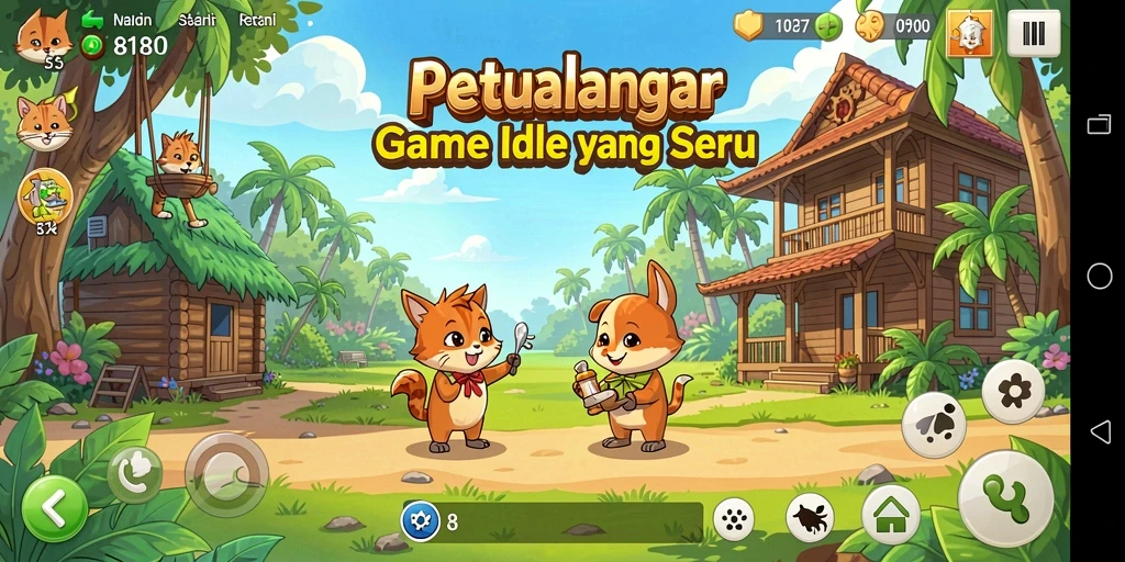 Tampilan utama gameplay 8180 yang menarik dan interaktif.