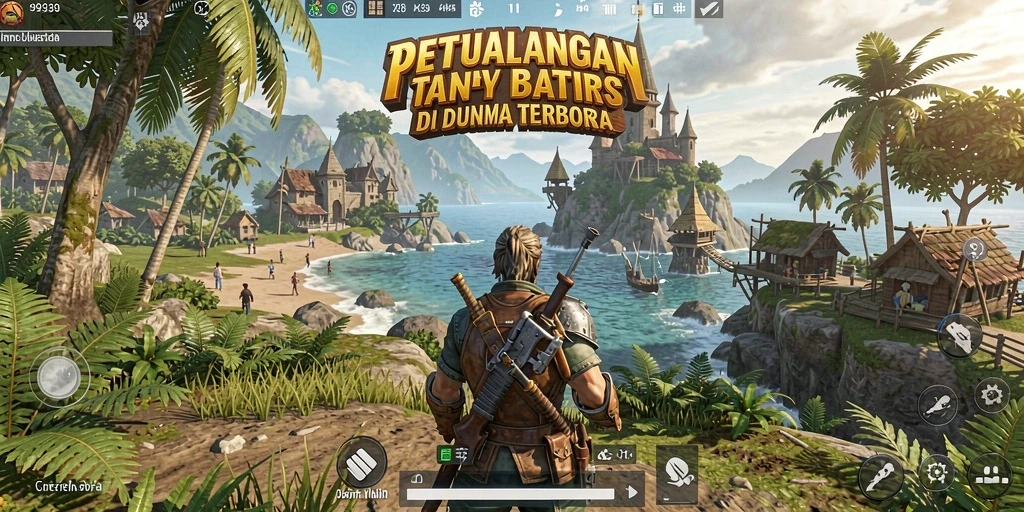 Screenshot gameplay 9939 menunjukkan dunia Open World yang luas dan menakjubkan.