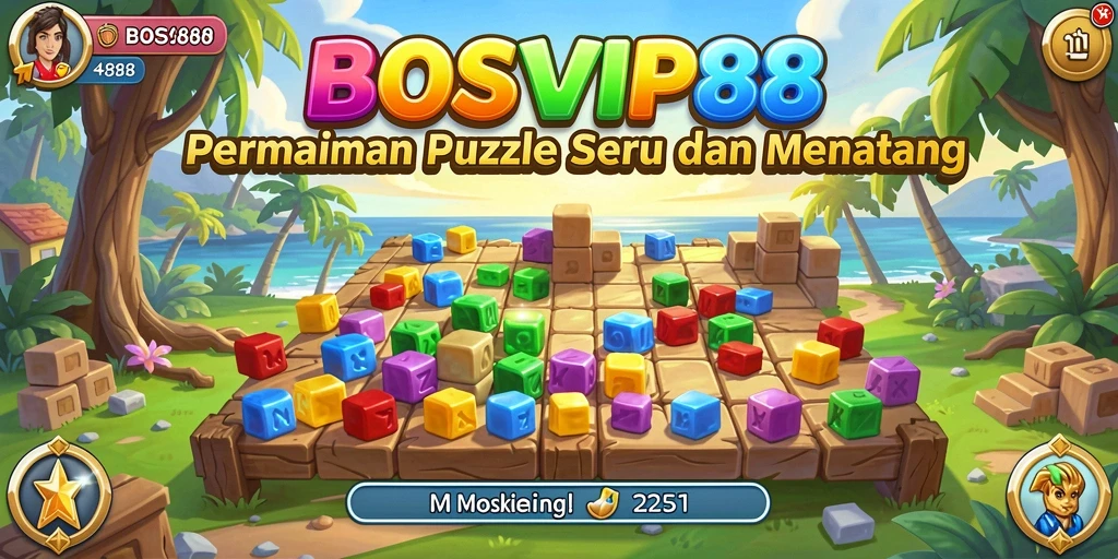 Gameplay seru di BOSVIP88 dengan berbagai tantangan Puzzle.