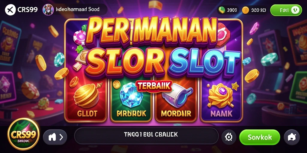 Tampilan gameplay <strong>CRS99</strong> yang seru dan menegangkan saat memutar gulungan slot.