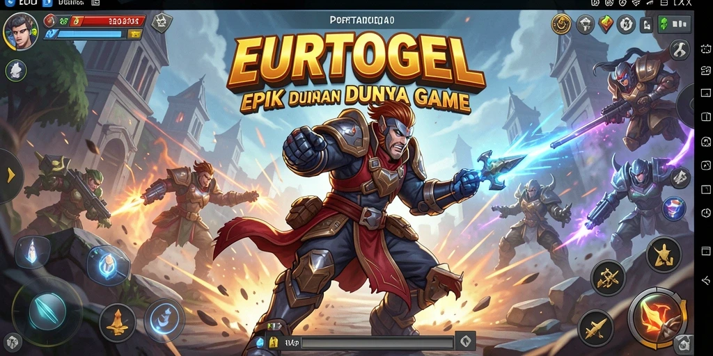 Tampilan menarik dari gameplay pertarungan di EUROTOGEL.