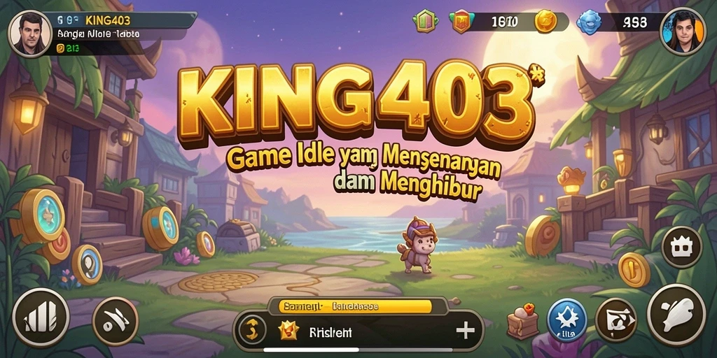 Screenshot KING403 menampilkan gameplay santai dan menarik dalam game Idle.