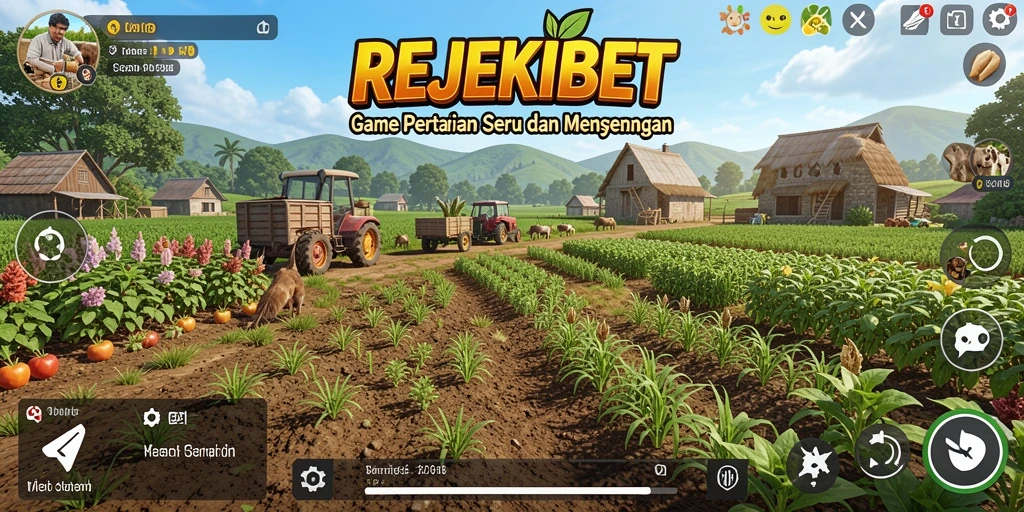 Tangkapan layar REJEKIBET menunjukkan keindahan ladang yang subur dan berwarna.