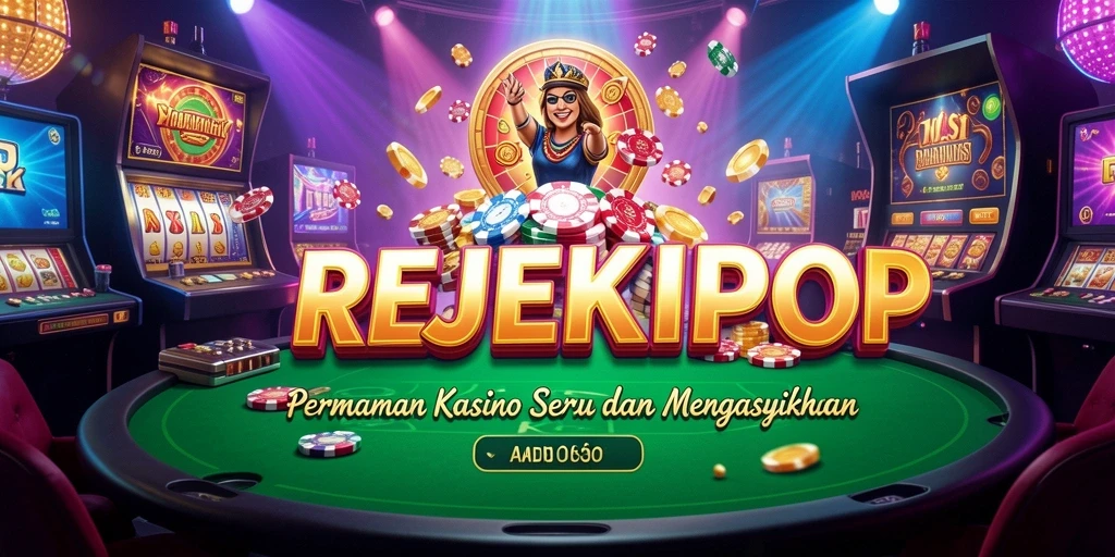 Tampilan seru gameplay REJEKIPOP yang menyenangkan.